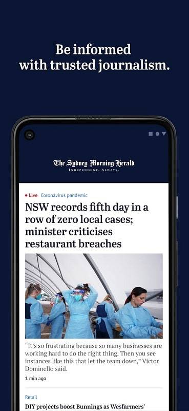 The Sydney Morning Herald Скриншот 1