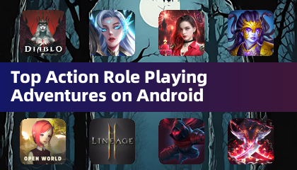 Adventures de jeu de rôles d'action sur Android