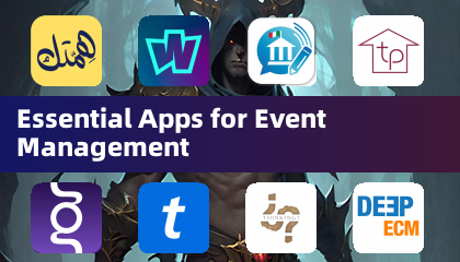 Applications essentielles pour la gestion des événements