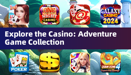 Explore o cassino: coleção de jogos de aventura