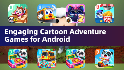 Ansprechende Cartoon -Abenteuerspiele für Android