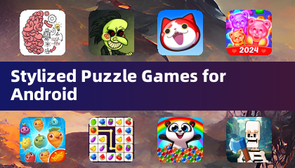 Jeux de puzzle stylisés pour Android