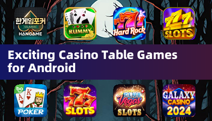 Jeux de table de casino passionnants pour Android