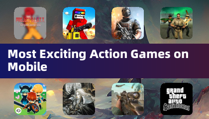 Jeux d'action les plus excitants sur mobile