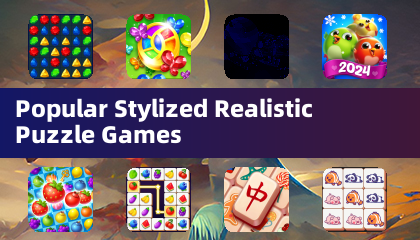 Jeux de puzzle populaires stylisés et réalistes