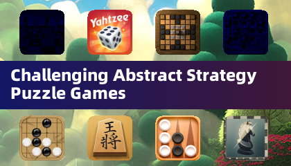 Challenging Abstract Strategy Puzzle Games