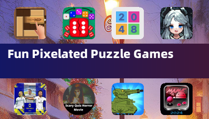 Fun Pixelated Puzzle Games