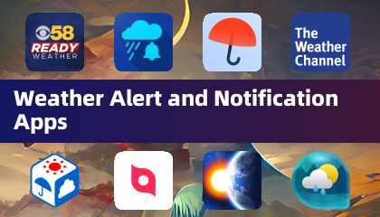 Weather Alert and Notification Apps
