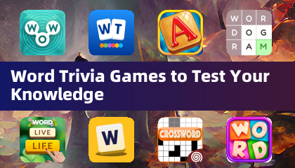 Wort-Trivia-Spiele, um Ihr Wissen zu testen