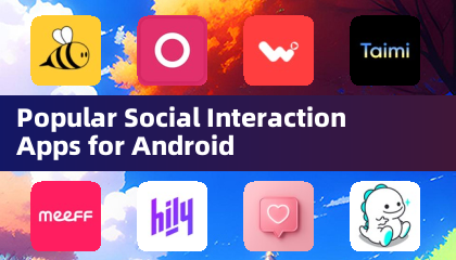 Beliebte soziale Interaktions-Apps für Android