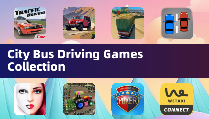City Bus Driving Games Collection