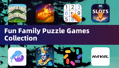 Collection de jeux de puzzles amusants pour la famille