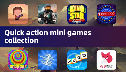 Quick action mini games collection